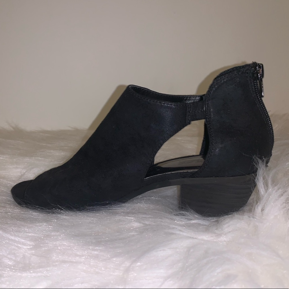 Carlos Santana Peep Toe Booties